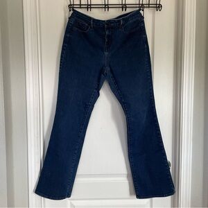 NYDJ Dark Blue Barbara Bootcut Jeans Women Size 12